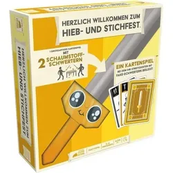 ASMODEE EXKD0040 Exploding Kittens® Herzlich Willkommen zum Hieb- und Stichfest