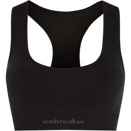 Icebreaker Sport-BH Schwarz L