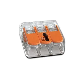 HEIDEMANN Wago-COMPACT-Klemme 3x0,2-4qmm transparent