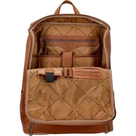 The Chesterfield Brand Rich Business-Rucksack Leder 45 cm Laptopfach braun