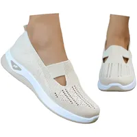 RACXBO Orthopädische Schuhe Damen Walkingschuhe Sommerschuhe Sommer Weite H Damenschuhe Gesundheitsschuhe Breite Füße Leicht Barfußschuhe Barfussschuhe Atmungsaktive Elegant Und Bequem Laufschuhe - 40 EU