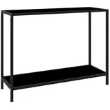 vidaXL Konsolentisch 100x35x75 cm schwarz