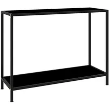vidaXL Konsolentisch 100x35x75 cm schwarz