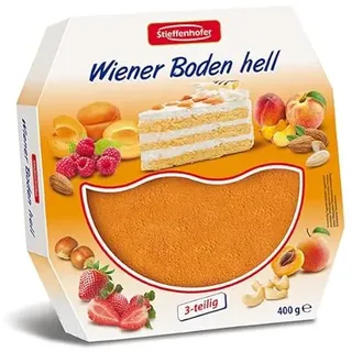 Stieffenhofer Wiener Boden hell, Tortenboden, dreiteilig, 400g