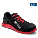 Sparco 07517NRRS Praxis-Sicherheitsschuhe Jacques S1P SRC Rot/Schwarz 48 - 48