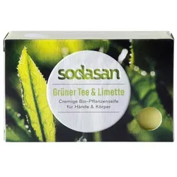 Sodasan Stückseife Grüner Tee & Limette