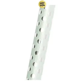 Rico Design Geschenkpapier Mint Punkte Silber