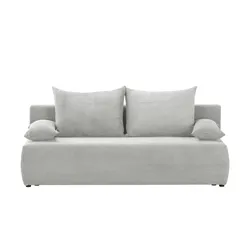 Schlafsofa  Libia , grau , Maße (cm): B: 200 H: 90 T: 91