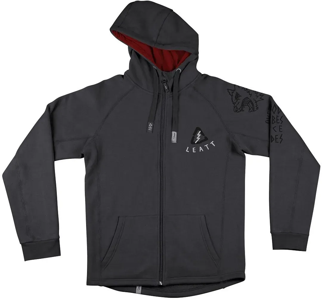 Leatt Tribal Hoodie, schwarz, Größe M für Männer