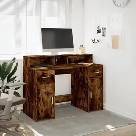 vidaXL Schreibtisch Räuchereiche
