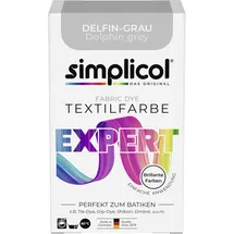 Heitmann simplicol Textilfarbe expert Delfin-Grau| Perfekt zum Batiken und für kreatives, Färben | Einfache Anwendung | Farbpulver | 150 g