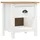 vidaXL Nachtschrank Hill 46 x 35 x 49,5 cm Braun