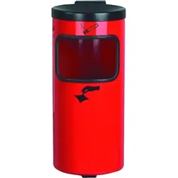Abfall-Ascher Rondo Boden rot - rot