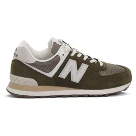 New Balance 574 Herren Calcium / Dark Silver Metallic 43
