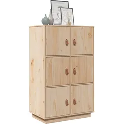 Highboard 67x40x108,5 cm Massivholz Kiefer