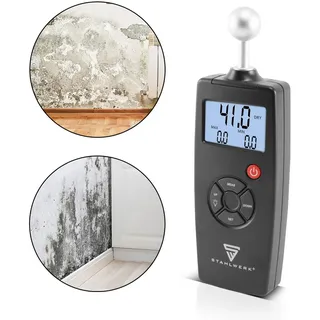 STAHLWERK Profi Feuchtigkeitsmessgerät FM-100 ST mit 40 mm Messtiefe