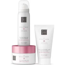 RITUALS The Ritual of Sakura Geschenkset Trial Set Body Scrub 125 g + Body Cream 70 ml + Duschschaum 50 ml