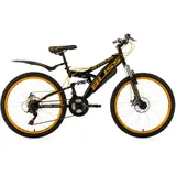 KS-Cycling Bliss 24 Zoll RH 38 cm schwarz/gelb