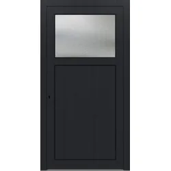 LAGER Kunststoff Nebeneingangstür "ANTONIA-Q" 71 mm kurze Lieferzeit Anthrazit RAL 7016 innen öffnend DIN links