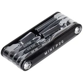 Topeak Mini P20 Multitool schwarz, 20 Funktionen