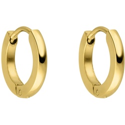 Purelei Creolen Ike mit Klappverschluss Gold Damen 