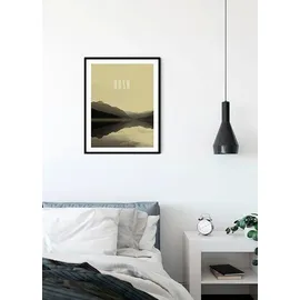 KOMAR Wandbild Word Lake Sand 30 x 40 cm