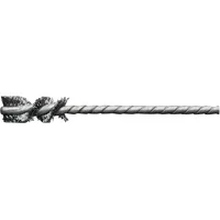 Lessmann Düsenbürste D.8mm Schaft 3,2mm Drahtstärke 0,12mm STA 25mm