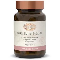 Natürliche Bräune Presslinge