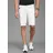 Bruno Banani Jeansshorts BRUNO BANANI "Hutch-Shorts", Herren, Gr. 32, Länge 32, weiß, Denim/Jeans, Obermaterial: 98% Baumwolle, 2% Elasthan, unifarben, normal kurz, Jeans Jeansshorts, gerade geschnittene kurze Beine, niedrige Leibhöhe