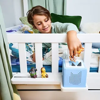 ALAVYA HOME® Wandregal passend für Toniebox I speziell entwickelt für Hausbett, Kinderregal Ideal für Toniebox Magnetisch I Für Junge und Mädchen