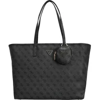GUESS Shopper Power Play II Large Tech Tote Coal Logo
