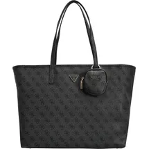 GUESS Shopper Power Play II Large Tech Tote Coal Logo