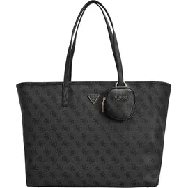 GUESS Shopper Power Play II Large Tech Tote Coal Logo