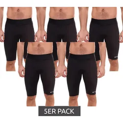 5er Sparpack SKINS DNAmic PRIMARY Herren Sport-Shorts mit DNAmic Gradient Compression Technologie Kompressions-Bekleidung PR00730029010 Schwarz - S