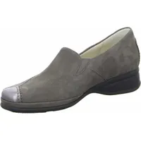 Semler Nubukina asphalt Damen Slipper in Grau, Größe 6