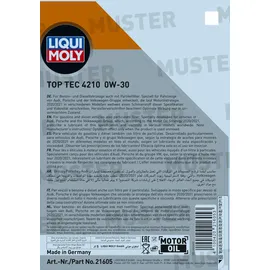 LIQUI MOLY Top Tec 4210 21605 0W-30 5 l