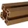 Mendler Windschutz 1,88 m braun Holz