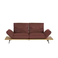 KOINOR Ledersofa Marilyn ¦ rot ¦ Maße (cm): B: 232 H: 96 T: 90.0