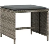vidaXL Gartenhocker 40 x 40 x 35 cm grau 4 St.