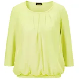 GOLDNER Chiffon-Shirt mit 3/4-Arm hellgrün 40