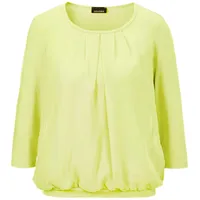 GOLDNER Chiffon-Shirt mit 3/4-Arm hellgrün 40