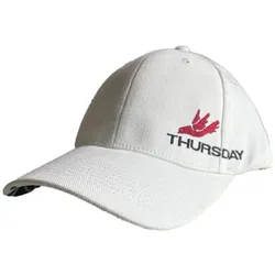 Thursday Unisex Post-Hardcore-Band Trucker-Cap mit Logo-Stickerei Baseball-Cap TC1084952THU Weiß - One-Size