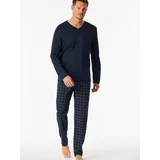 SCHIESSER Pyjama Fine Interlock Blau 60