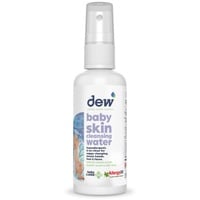 Dew Baby-Reinigungswasser (65 ml), 100% natürlich und hypoallergen, hypochloriges Säure-Spray, zur Reinigung der Babyhaut, tötet 99,99% der Bakterien, nachfüllbar, kein Ausspülen, Reinigungswasser,