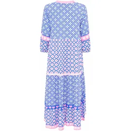 Zwillingsherz Maxikleid Dreams Mustermix Blau LXL