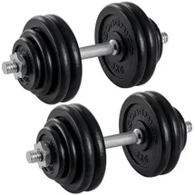 Songmics Hantel-Set aus Gusseisen 60 kg verstellbar schwarz