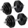 Songmics Hantel-Set aus Gusseisen 60 kg verstellbar schwarz