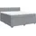 vidaXL Boxspringbett 180 x 200 cm Hellgrau