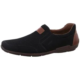 Rieker Slipper 09069, Männer Slip On,Halbschuhe,Slip-ons,Slides,Schlupfschuhe,schluepfschuhe,Loafer,College,Schuhe,schwarz (00),43 EU / 9 UK