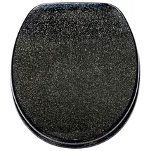 Sanilo WC-Sitz Glitzer Schwarz